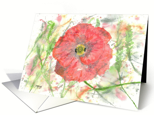 Poppy Burst card (104845)