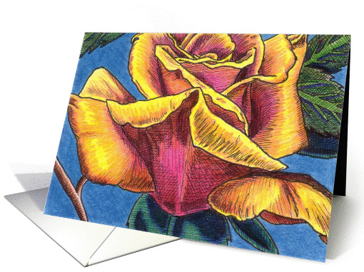 Beautiful Rose 1 card (82476)