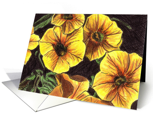 Caribbean Sunset Calibrachoa card (82718)