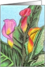 Cheery Calla Lilies 2 card