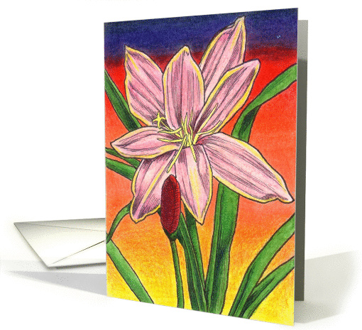 Fairy Lily card (83440)