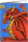 Red Dragon of Autumn card