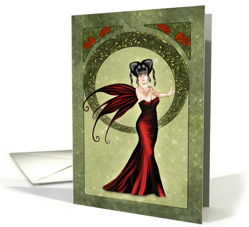 Goth Fairy card (215829)