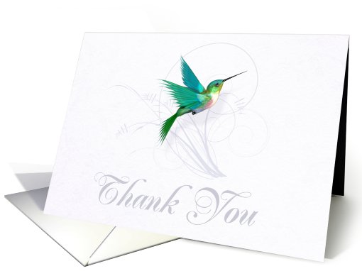 Hummingbird Thank You card (768835)