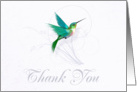 Hummingbird Thank You card