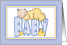 New Baby Boy card