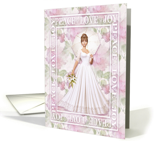 Angel - Love, Joy, Peace card (86637)