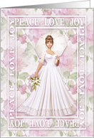 Angel - Love, Joy, Peace card