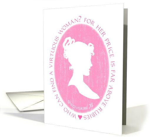 Proverbs 31 Woman card (89058)