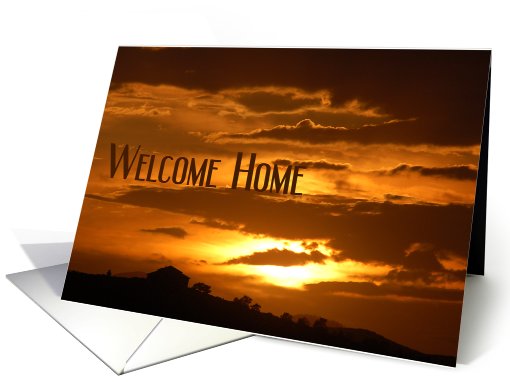 Welcome Home card (333563)