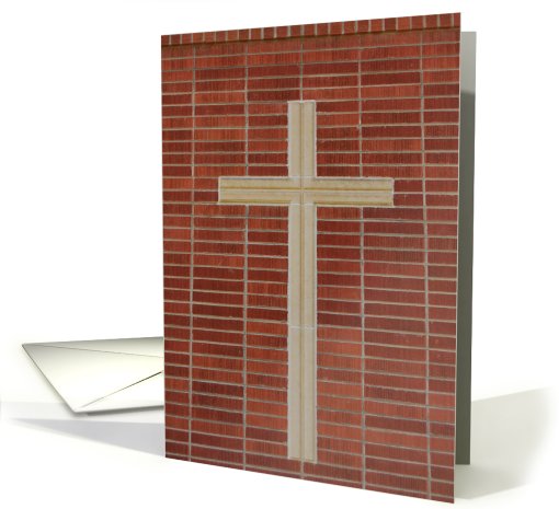 Brick Cross card (344940)