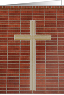 Brick Cross card
