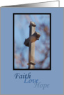 Faith Love Hope card