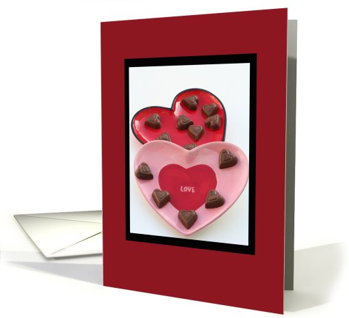 Chocolate Hearts 2 card (367307)
