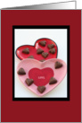 Chocolate Hearts 2 card