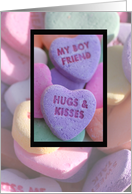 Hugs & Kisses Boyfriend card