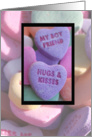 Hugs & Kisses Boyfriend card