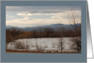 Frozen Lake & Mountain View card