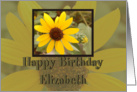 Happy Birthday Elizabeth card