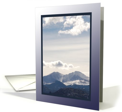 Mountain Views card (440568)