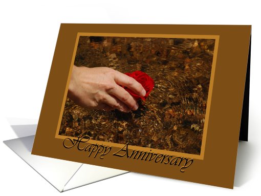 Anniversary Rose 3 card (453025)