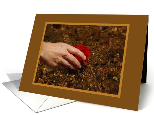 Rose Water card (453026)