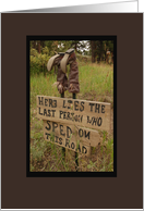Speeding card