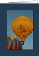 Hot Air Balloon Blank card