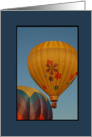 Hot Air Balloon Blank card