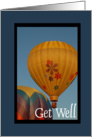 Hot Air Balloon Get Well card