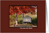 Congrats New Home card