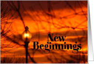 New Beginnings Sunrise card