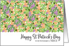 Overflowing Irish Clover Happy St. Patrick’s Day for Niece card
