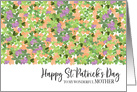 Overflowing Irish Clover Happy St. Patrick’s Day for Mother card