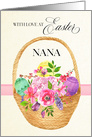 Easter Basket and Easter Blessings for Nana card