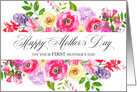 Bouquet of Flowers Happy First Mother’s Day card