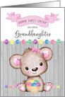 Happy First Easter Baby Granddaughter card