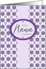 Happy Passover for Nana card