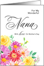 Burst of Color Floral Mother’s Day Nana card