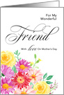 Burst of Color Floral Mother’s Day Friend card