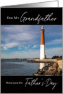 Lighthouse Seaside Father’s Day for Grandfather card