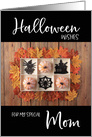 Pumpkins, Spiders and Haunted House Halloween Mom card