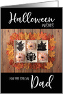 Pumpkins, Spiders and Haunted House Halloween Dad card