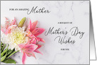 Shades of Pink Lilies and Mums Mother’s Day for Mother card