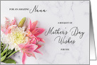 Shades of Pink Lilies and Mums Mother’s Day for Nana card