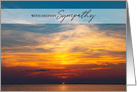 Sympathy Layers of Color Sunset Over Chesapeake Bay card