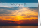 Thinking of You Layers of Color Sunset Over Chesapeake Bay card