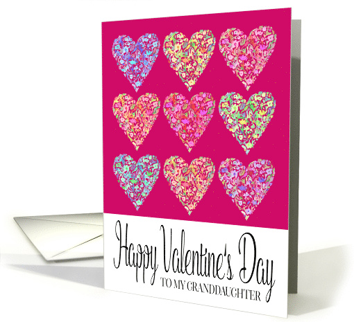 Full of Hearts Happy Valentine's Day Granddaughter card (1596010)