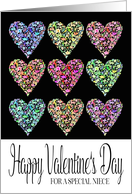 Full of Hearts Happy Valentine’s Day Niece card