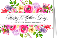 Bouquet of Flowers Happy Mother’s Day Mother card